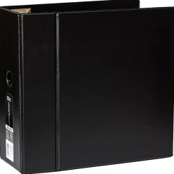 Office Depot® Brand Heavy-Duty 3-Ring Binder, 5" D-Rings, Black