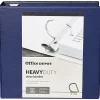Office Depot® Brand Heavy-Duty View 3-Ring Binder, 4" D-Rings, 54% Recycled, Navy