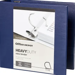 Office Depot® Brand Heavy-Duty View 3-Ring Binder, 4