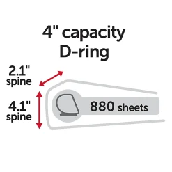 Office Depot® Brand Heavy-Duty 3-Ring Binder, 4
