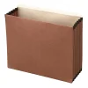 Office Depot® Brand Heavy-Duty File Pockets, 5-1/4" Expansion, Letter Size, Brown, Box Of 5