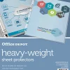 Office Depot® Brand Heavyweight Sheet Protectors, 8-1/2" x 11", Clear, Pack Of 25