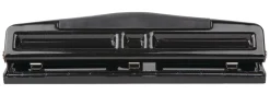 Office Depot® Brand 3-Hole Adjustable Punch, Black