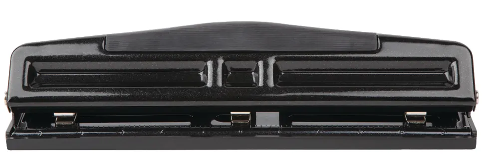 Office Depot® Brand 3-Hole Adjustable Punch, Black