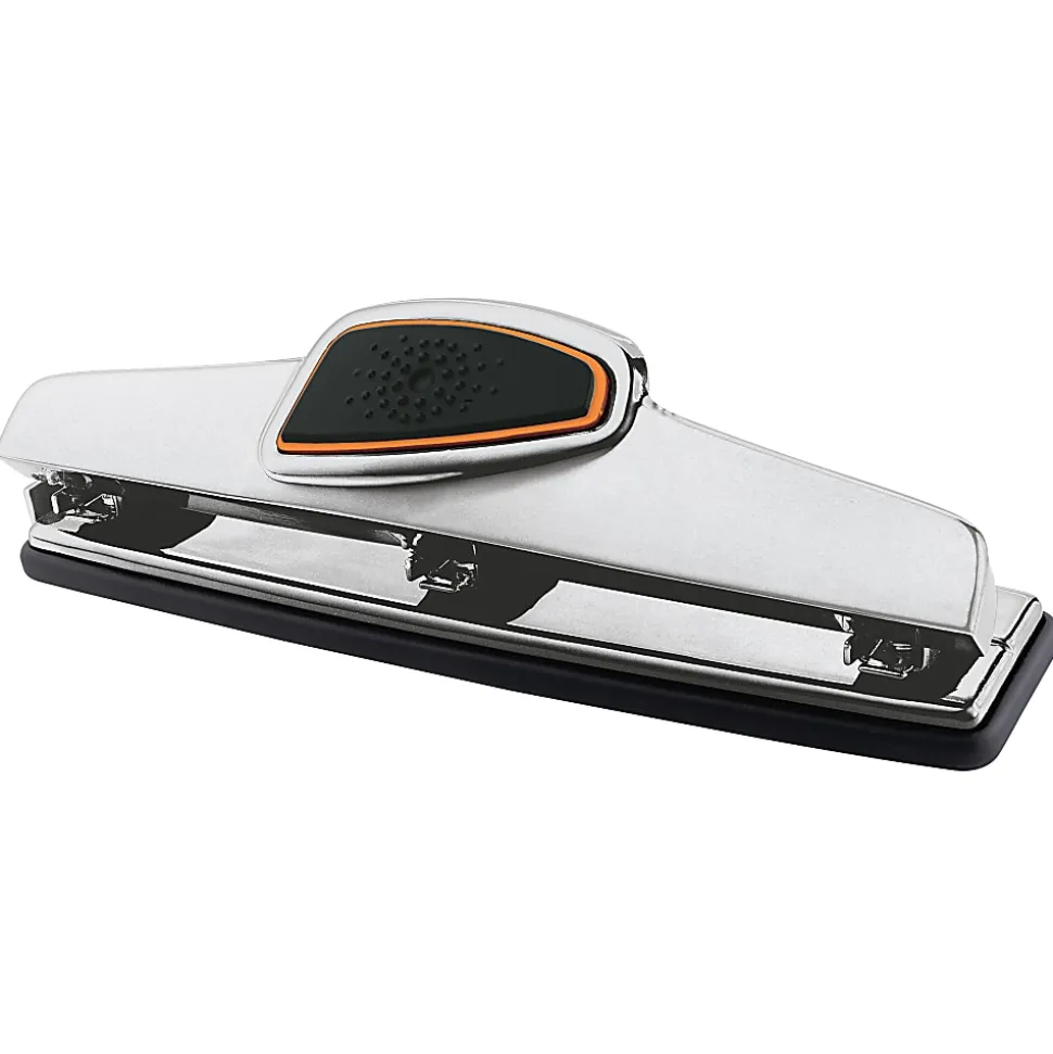 Office Depot® Brand 3-Hole Paper Punch, 10-Sheet Capacity, Silver