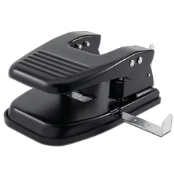 Office Depot® Brand 2-Hole Paper Punch, Black