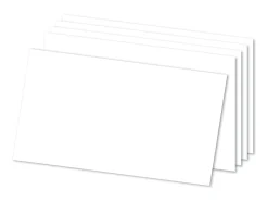 Office Depot® Brand Index Cards, Blank, 5" x 8", White, Pack Of 300, OD10005