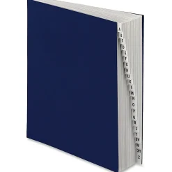 Office Depot® Brand Index Desk Sorter, Letter Size, A - Z, Navy, 20 Tabs