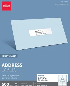 Office Depot® Brand Inkjet/Laser Address Labels, Rectangle, 1