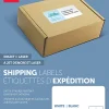 Office Depot® Brand Inkjet/Laser Shipping Labels, Rectangle, 2" x 4", White, Pack Of 2500