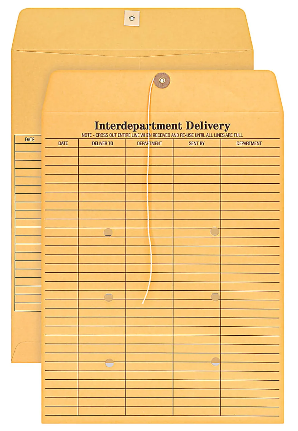 Office Depot® Brand Interdepartment Envelopes, 10" x 13", Brown Kraft, Box Of 100