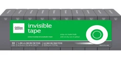 Office DepotĀ® Brand Invisible Tape Refills, 3/4" x 1,296", Pack Of 10