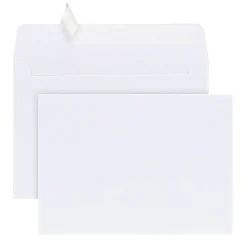 Office DepotĀ® Brand Invitation Envelopes, A2, 4-3/8" x 5-3/4", Clean Seal, White, Box Of 100