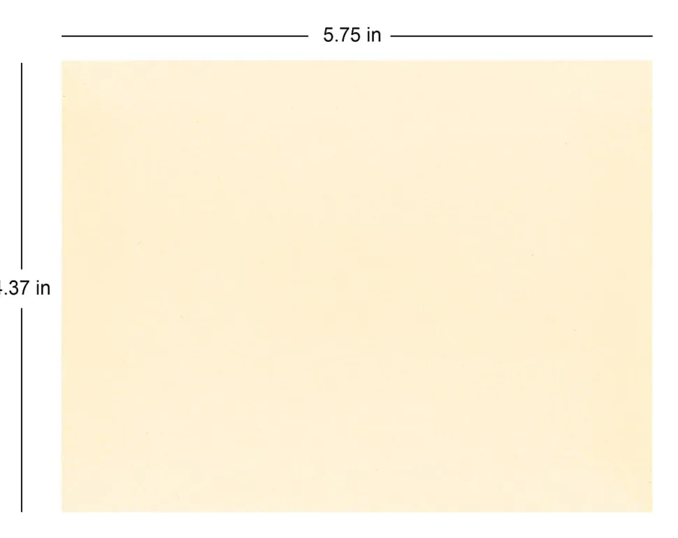 Office Depot® Brand Invitation Envelopes, A2, 4-3/8" x 5-3/4", Clean Seal, Ivory, Box Of 100