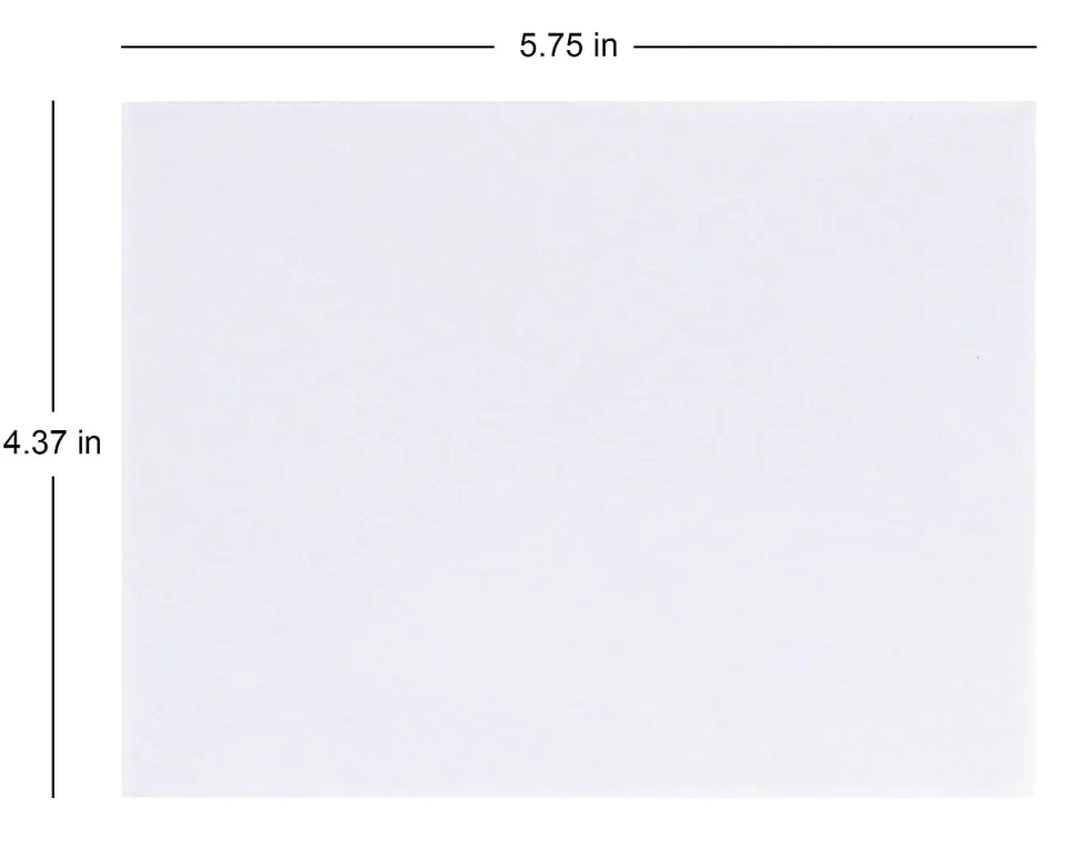 Office Depot® Brand Invitation Envelopes, A2, 4-3/8" x 5-3/4", Gummed Seal, White, Box Of 100
