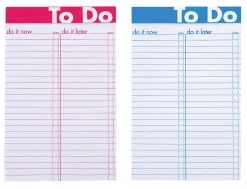 Office Depot® Brand Junior Legal To-Do Pad, 5" x 8", Specialty Ruled, 50 Sheets, Assorted Colors