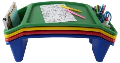 Office Depot® Brand Kids Lap Tray, 23-1/4" x 11-7/8" x 8-1/4", Assorted Colors (No Color Choice Available), BF9012N