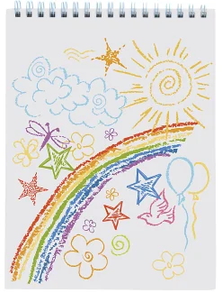 Office Depot® Brand Kids' Sketchbook, 9" x 12", 72 Sheets, White