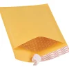 Office Depot® Brand Kraft Self-Seal Bubble Mailers, #0, 6" x 10", Pack Of 250