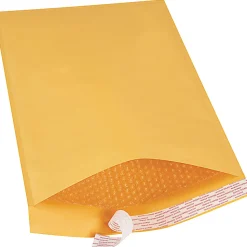 Office Depot® Brand Kraft Self-Seal Bubble Mailers, #6, 12 1/2