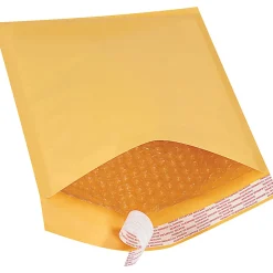 Office Depot® Brand Kraft Self-Seal Bubble Mailers, #2, 8 1/2