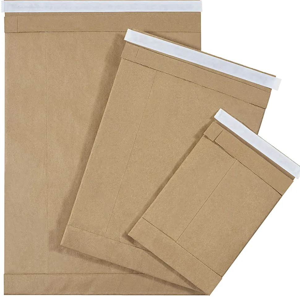 Office Depot® Brand Kraft Self-Seal Padded Mailers, #7, 14 1/4" x 20", Pack Of 25