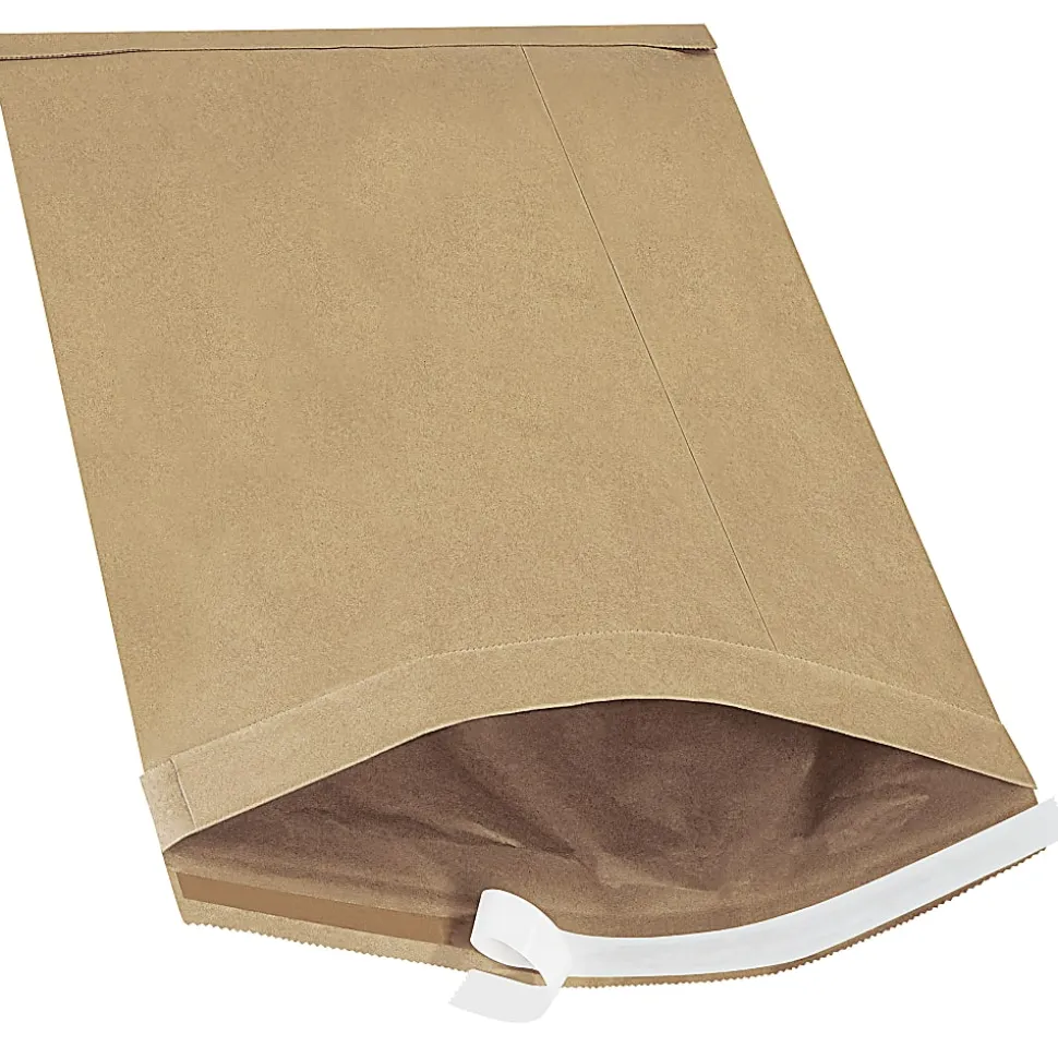 Office Depot® Brand Kraft Self-Seal Padded Mailers, #6, 12 1/2" x 19", Pack Of 25