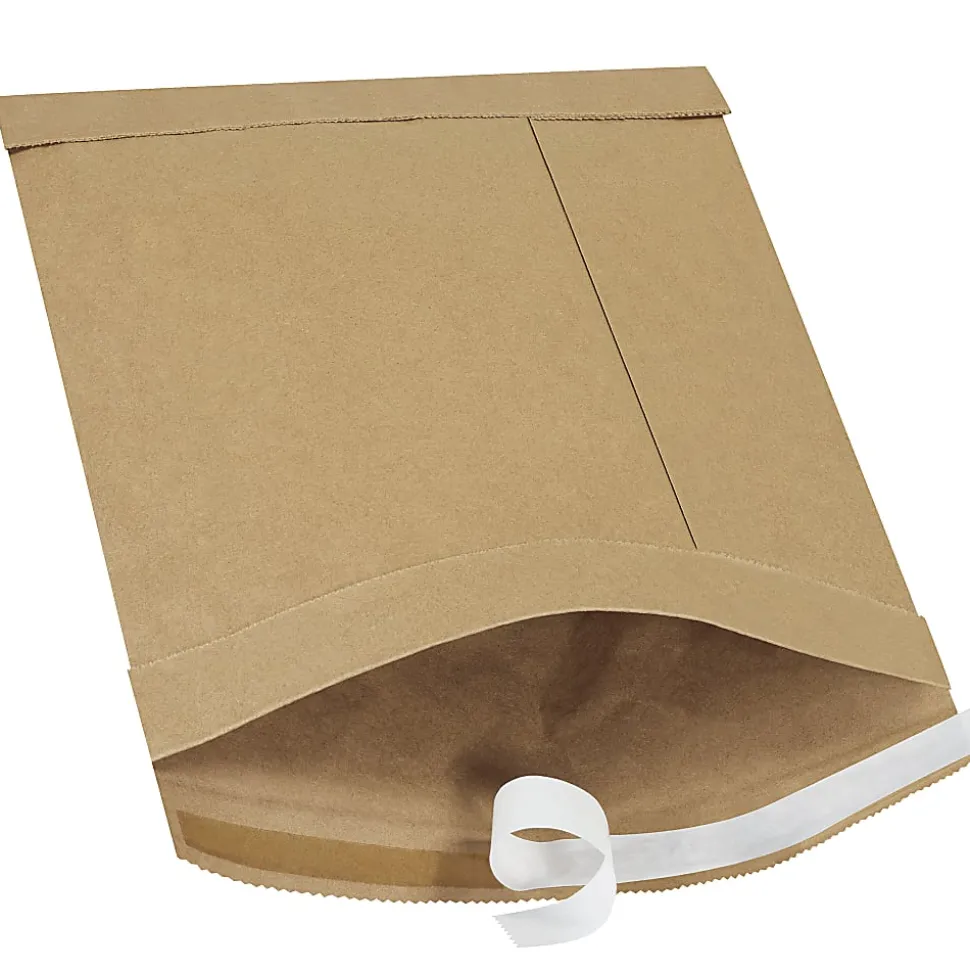 Office Depot® Brand Kraft Self-Seal Padded Mailers, #2, 8 1/2" x 12", Pack Of 25
