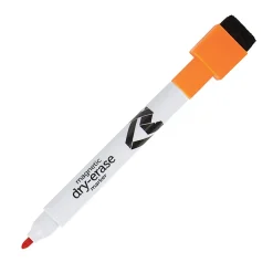 Office DepotĀ® Brand Magnetic Dry-Erase Markers With Erasers, Assorted Colors, Pack Of 7