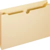 Office Depot® Brand Manila Double-Top File Jackets, 2" Expansion, Legal Size, Box Of 50