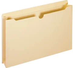 Office DepotĀ® Brand Manila Double-Top File Jackets, 2" Expansion, Legal Size, Box Of 50