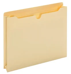 Office DepotĀ® Brand Manila Double-Top File Jackets, 2" Expansion, Letter Size, Box Of 50