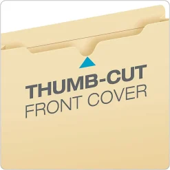 Office DepotĀ® Brand Manila Double-Top File Jackets, 2" Expansion, Letter Size, Pack Of 25 File Jackets