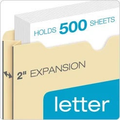 Office Depot® Brand Manila Double-Top File Jackets, 2