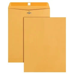 Office DepotĀ® Brand Manila Envelopes, 9-1/2" x 12-1/2", Clasp Closure, Brown Kraft, Box Of 100