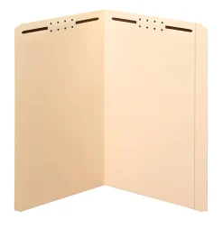 Office Depot® Brand Manila Fastener Folders, 2 Fasteners, Straight Cut, Legal Size, Box of 50 Folders