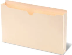 Office DepotĀ® Brand Manila File Jackets, 2" Expansion, Legal Size, Pack Of 10 Jackets