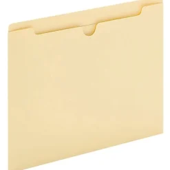 Office Depot® Brand Manila File Jackets, Reinforced Tab, 8 1/2
