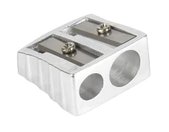 Office Depot® Brand Manual Pencil Sharpener, 1" x 1", Aluminum