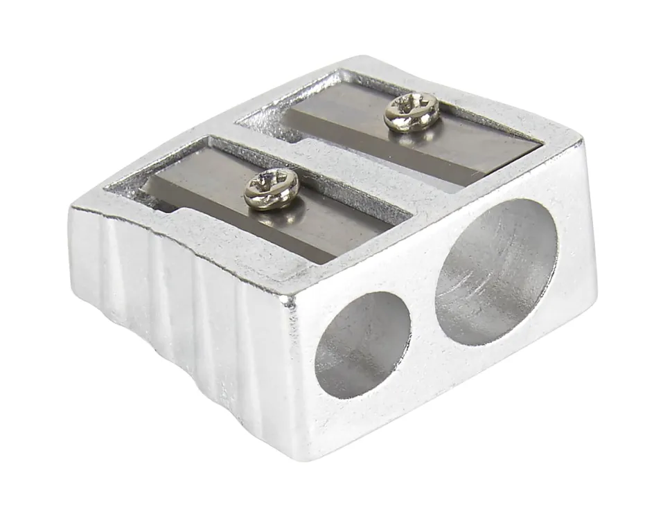 Office Depot® Brand Manual Pencil Sharpener, 1" x 1", Aluminum