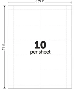 Office Depot® Brand Matte Business Cards, 2" x 3 1/2", White, Pack Of 1,000