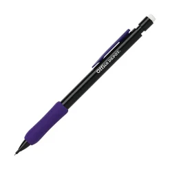 Office Depot® Brand Mechanical Pencils With Comfort Grip, 0.7mm, Black Barrel,Pack Of 12