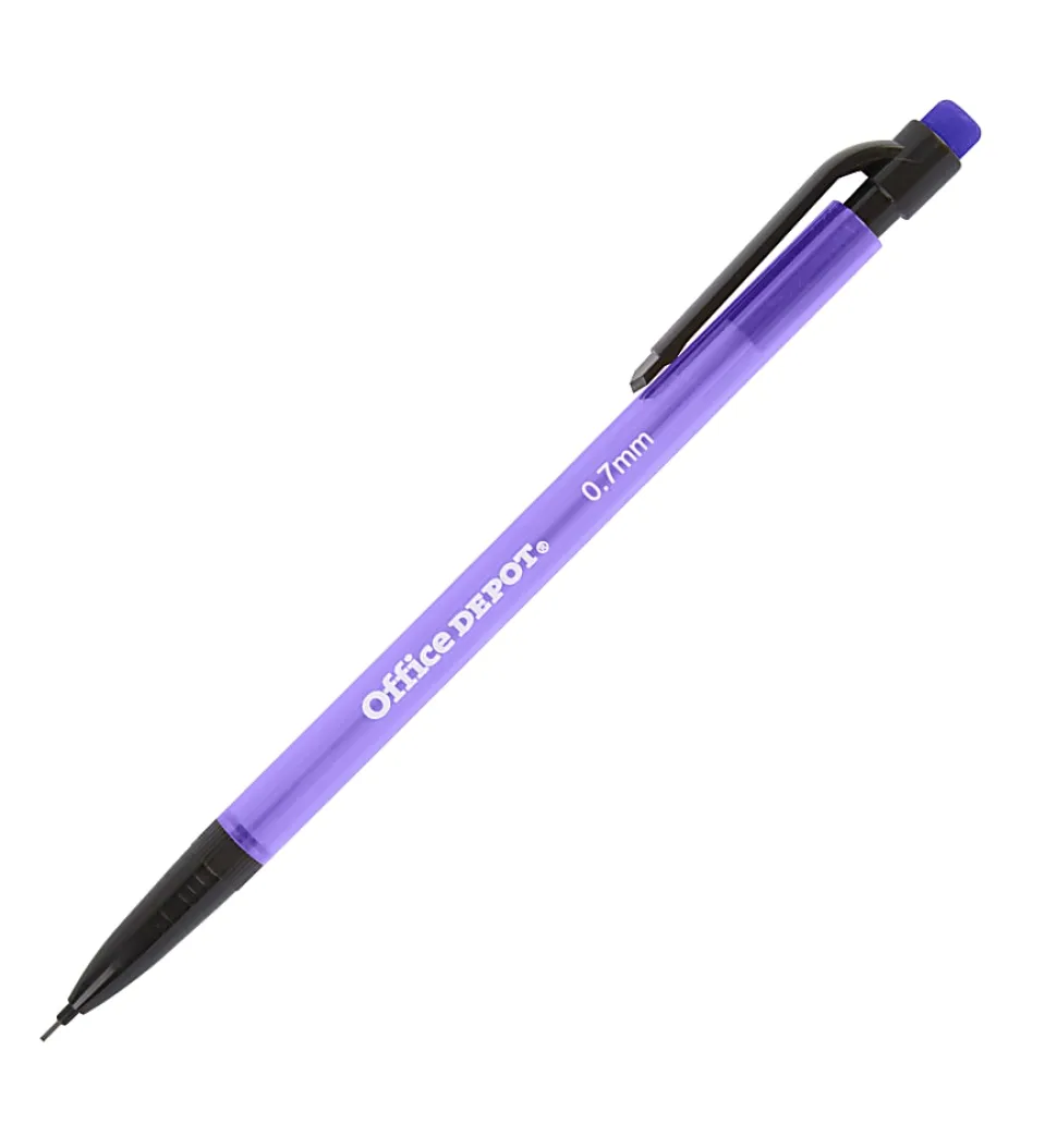Office Depot® Brand Mechanical Pencils, HB, 0.7mm, Assorted Barrel Colors, Pack Of 6