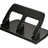 Office Depot® Brand Medium-Duty Fixed-Head 3-Hole Punch, Black