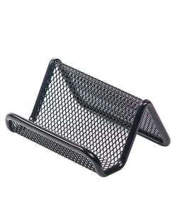 Office Depot® Brand Mesh Business Card Holder,  Black