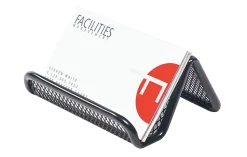 Office Depot® Brand Mesh Business Card Holder,  Black