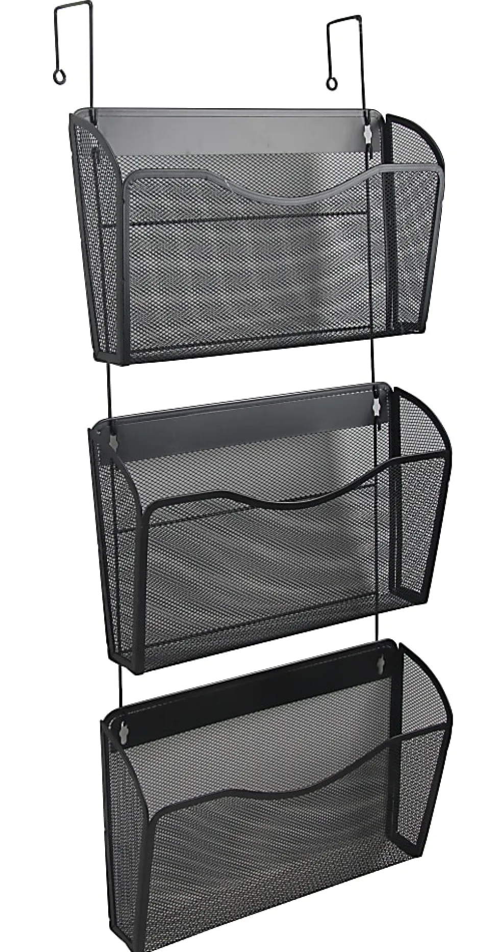 Office Depot® Brand Mesh Hanging Wall Files, Black, Pack Of 3 Files