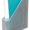 Office Depot® Brand Mesh Magazine File, Silver
