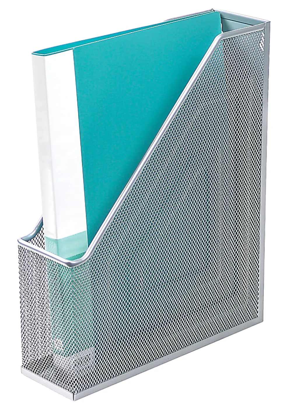 Office Depot® Brand Mesh Magazine File, Silver