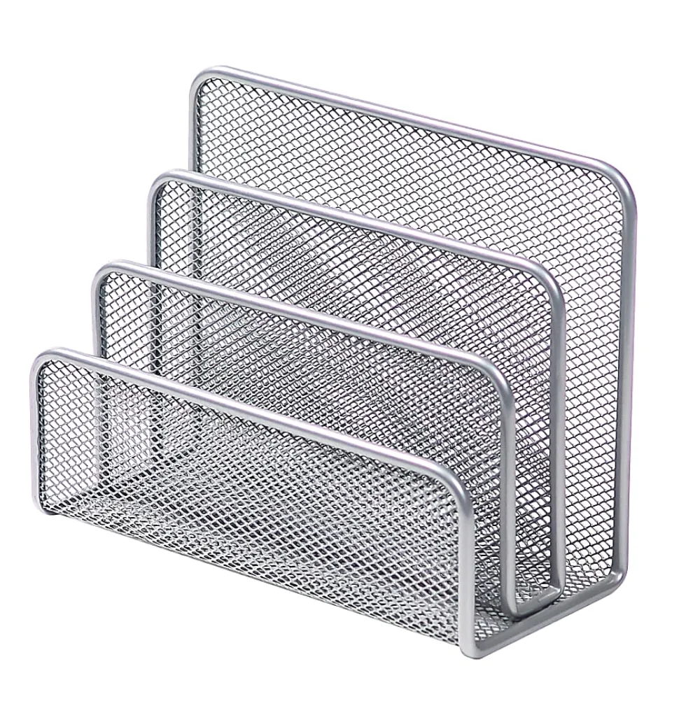 Office Depot® Brand Mesh Mini Sorter, Sliver